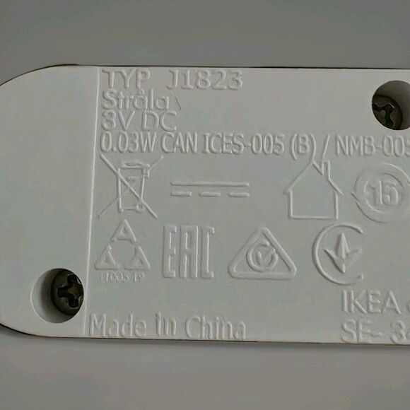 IKEA STRALA Christmas 5 White Candle Lights Wooden Base Battery Operated Lamp - Picture 7 of 13